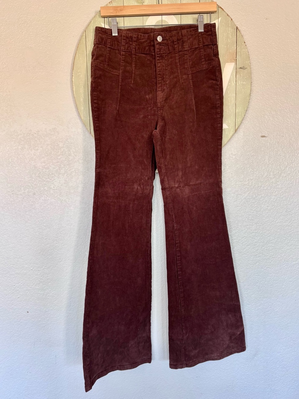 Forever 21 brown corduroy flare jeans large